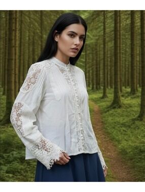 Anthropology Eri + Ali Elmira Buttondown blouse